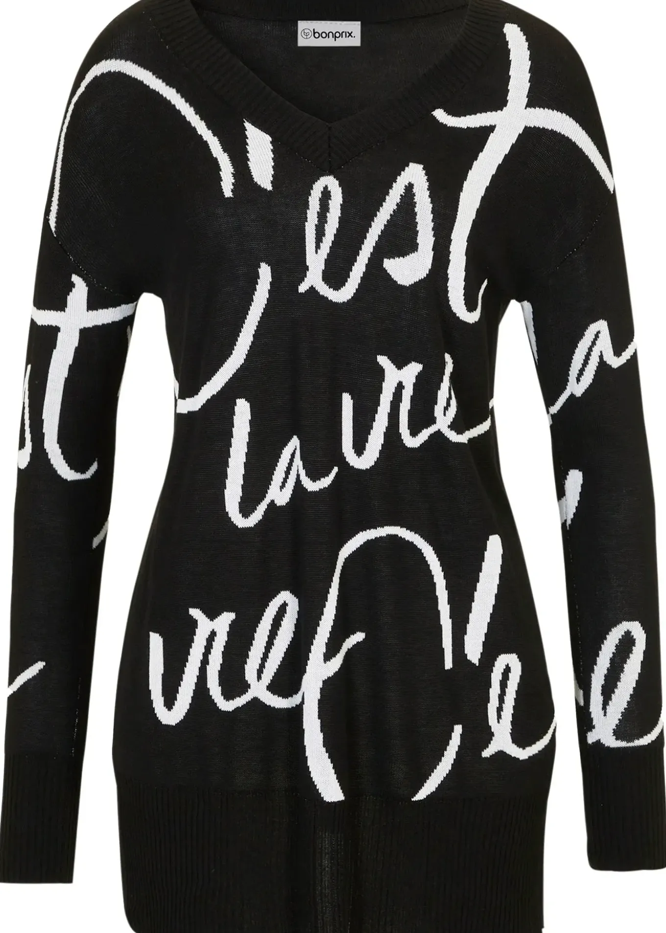 Pull avec inscription