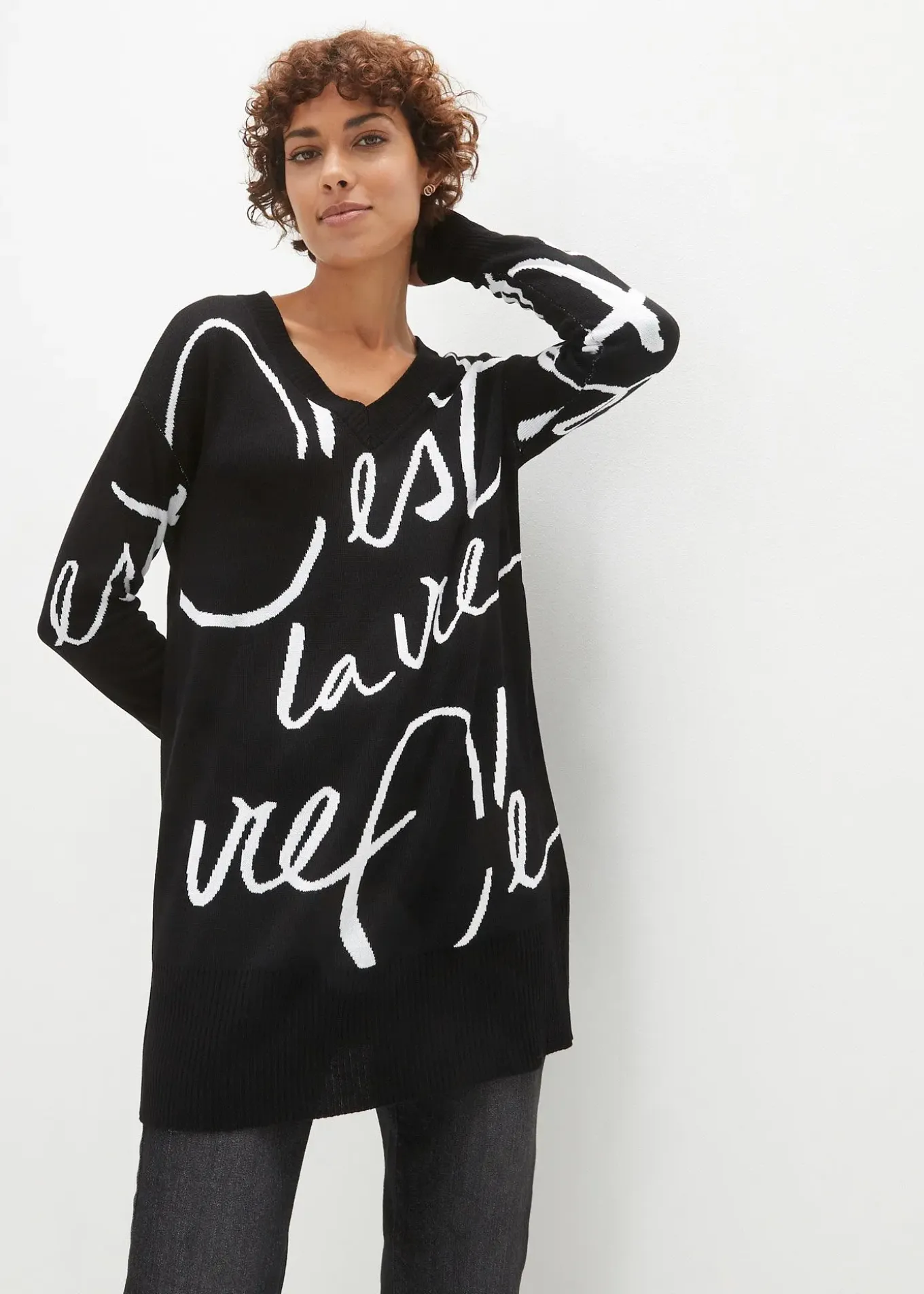 Pull avec inscription