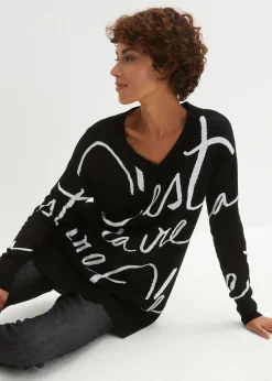 Pull avec inscription