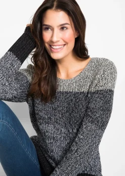 Pull avec rayures bloc