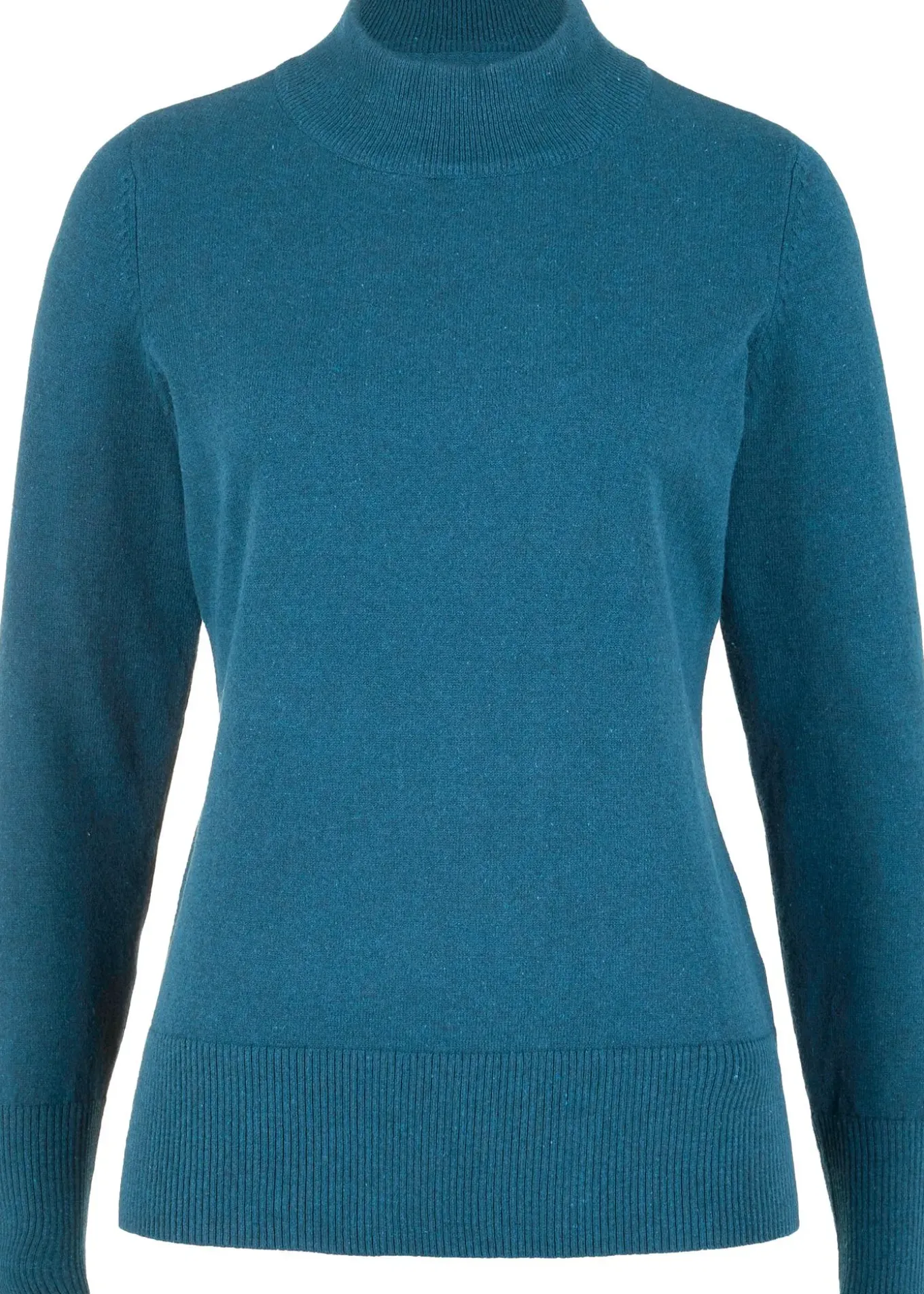 Pull basique à col montant