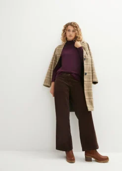 Pull basique à col montant