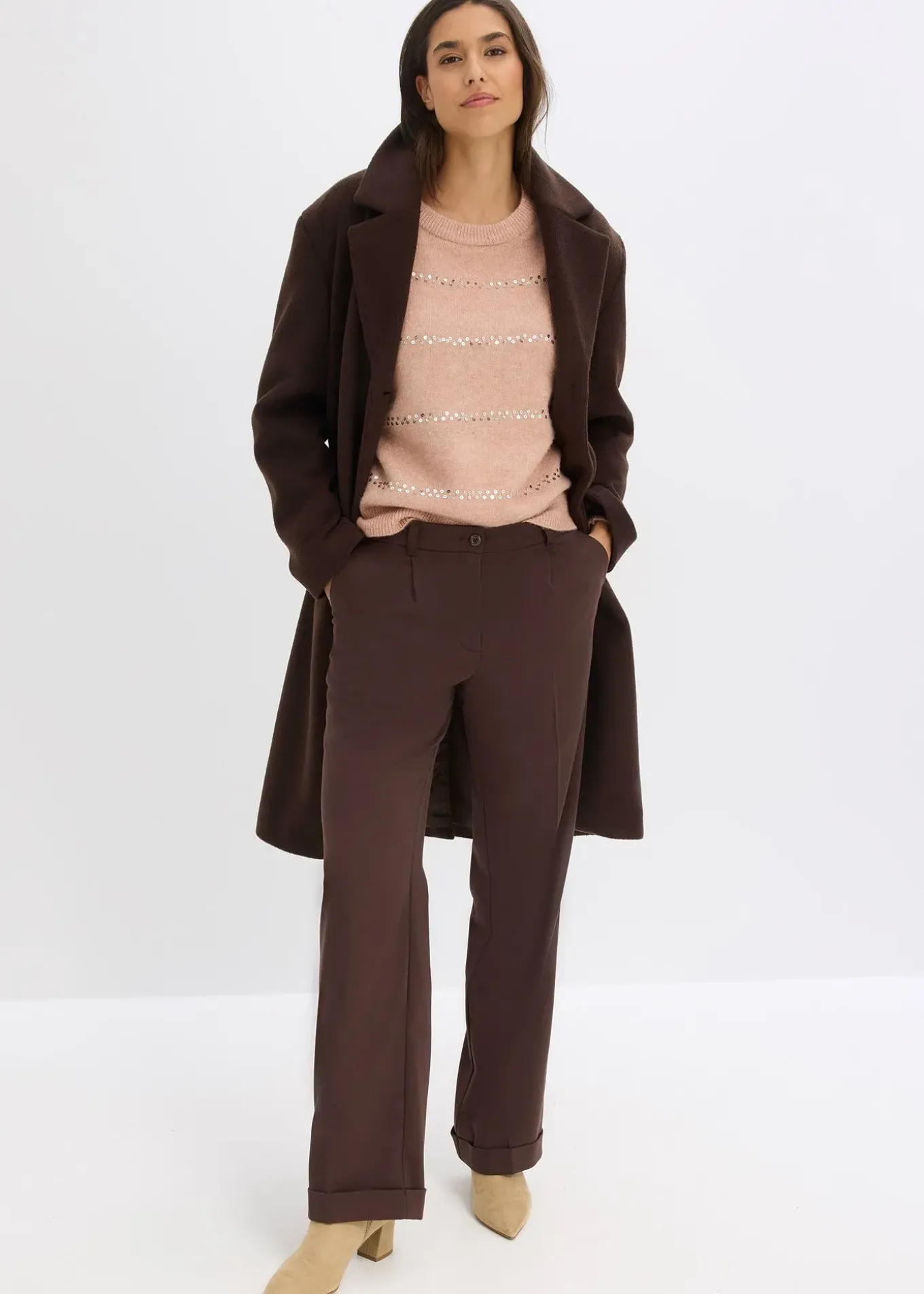 Pull boxy à sequins