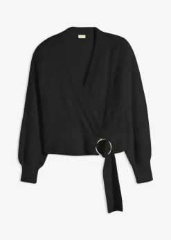 Pull cache-cœur avec accessoire