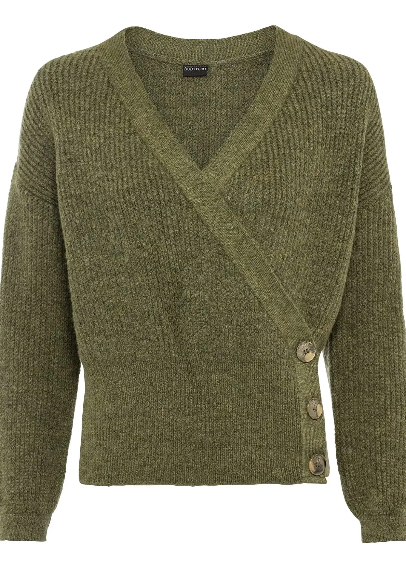 Pull cache-cœur oversize