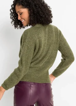 Pull cache-cœur oversize