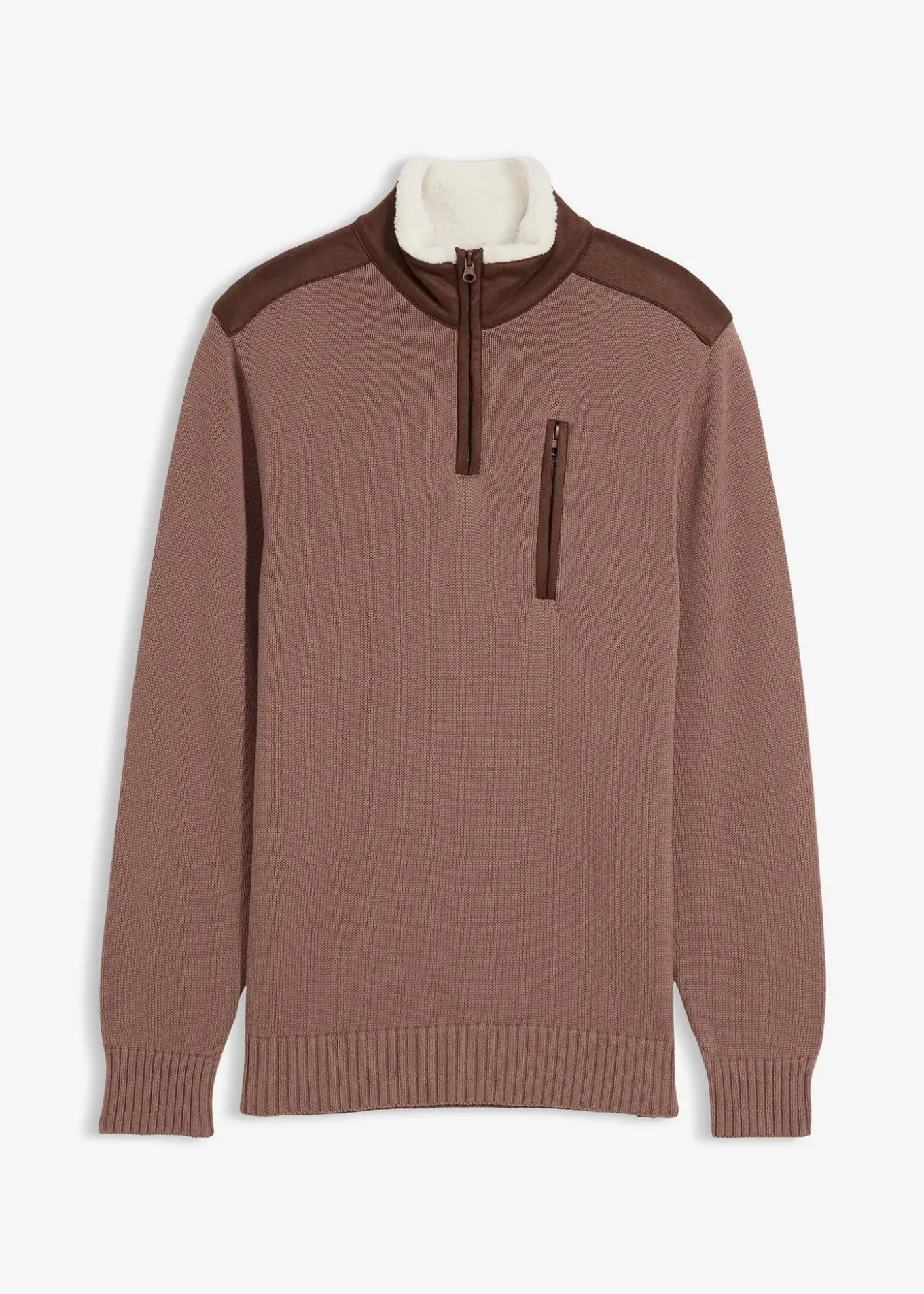 Pull camionneur à empiècement tissé