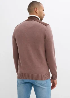 Pull camionneur à empiècement tissé