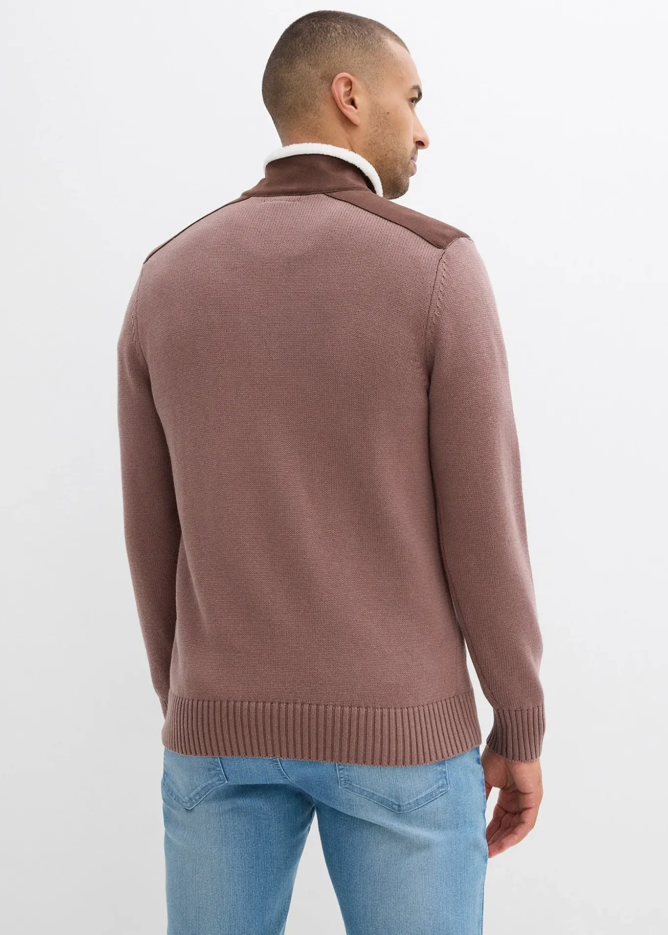 Pull camionneur à empiècement tissé