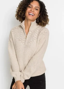 Pull camionneur à motif ajouré