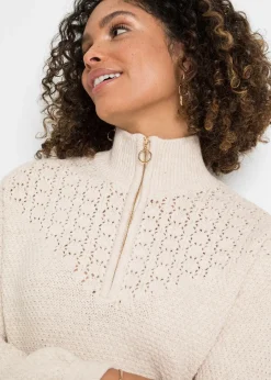 Pull camionneur à motif ajouré