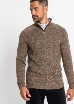 Pull camionneur à torsades