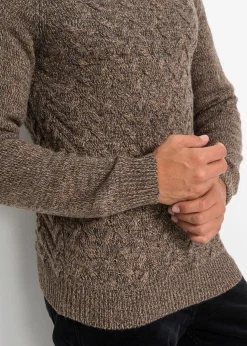 Pull camionneur à torsades