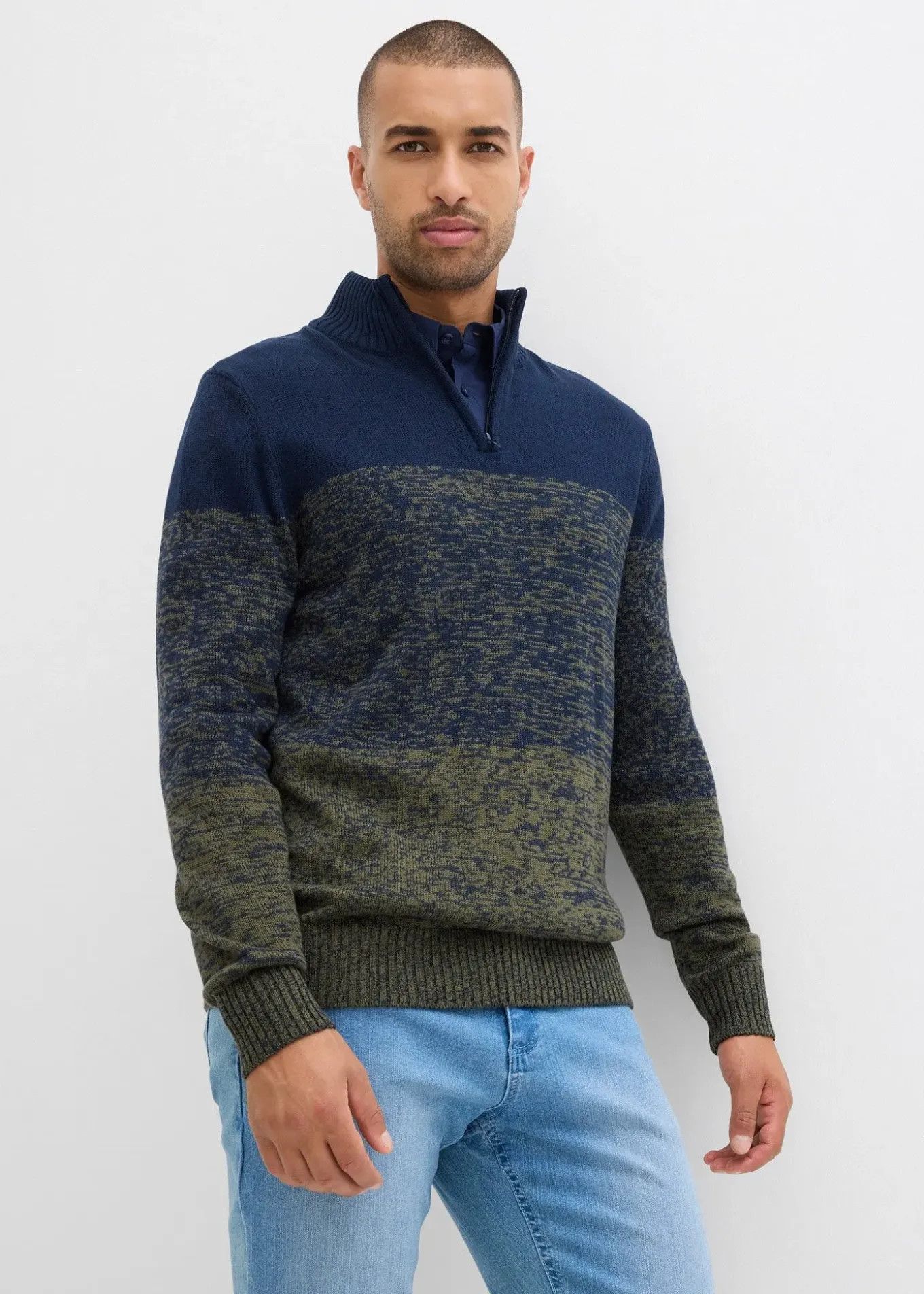 Pull camionneur doux en coton mélangé