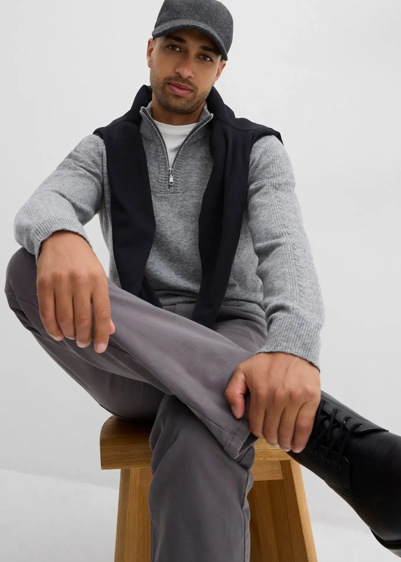 Pull camionneur en fine maille