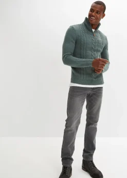 Pull camionneur en grosse maille torsadée