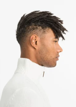 Pull camionneur en grosse maille torsadée