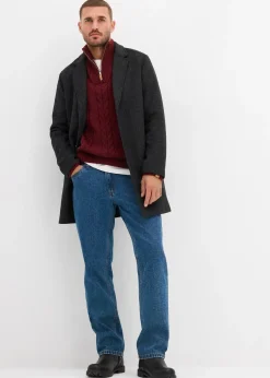 Pull camionneur en grosse maille torsadée