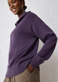 Pull camionneur en laine mérinos