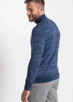 Pull camionneur en maille chinée