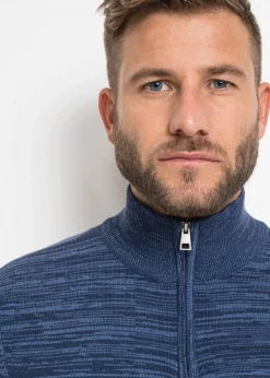 Pull camionneur en maille chinée