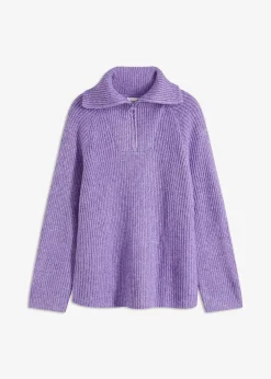 Pull camionneur en maille côtelée