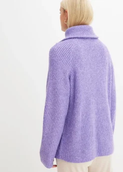 Pull camionneur en maille côtelée