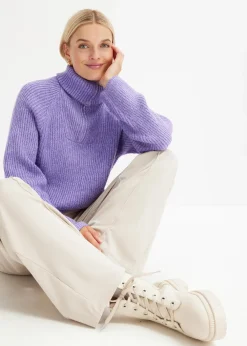 Pull camionneur en maille côtelée