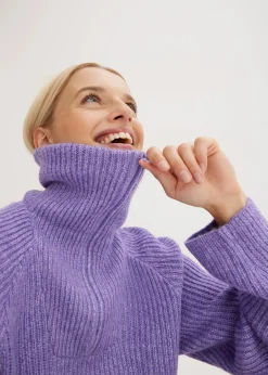 Pull camionneur en maille côtelée