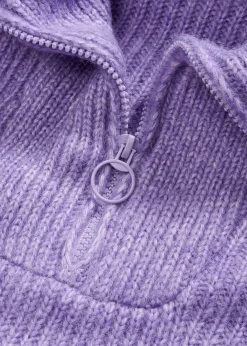 Pull camionneur en maille côtelée