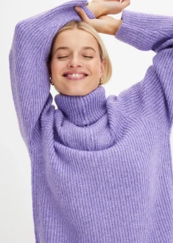 Pull camionneur en maille côtelée