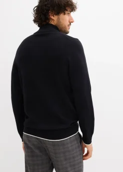 Pull camionneur élégant en coton mélangé