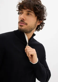 Pull camionneur élégant en coton mélangé