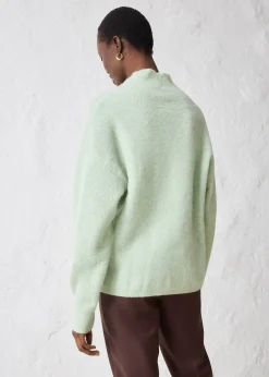 Pull chaud en alpaga mélangé