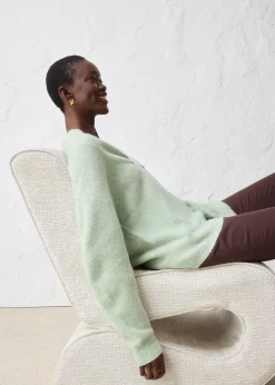 Pull chaud en alpaga mélangé