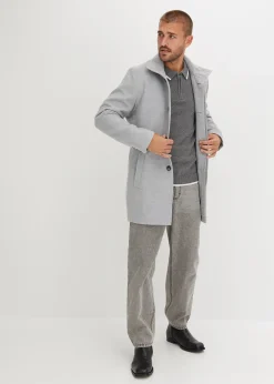 Pull col polo en coton recyclé majoritaire