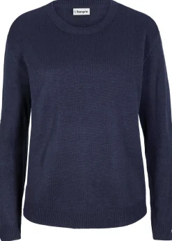 Pull col rond en maille