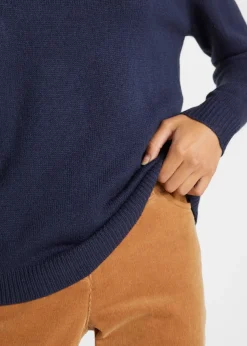 Pull col rond en maille