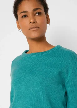 Pull col rond en maille