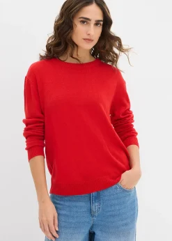 Pull col rond en maille