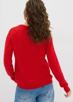 Pull col rond en maille