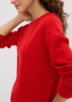 Pull col rond en maille