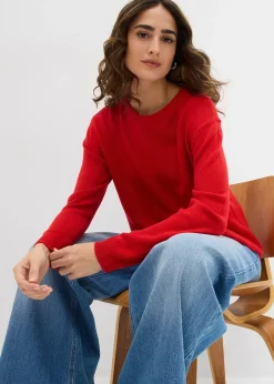 Pull col rond en maille