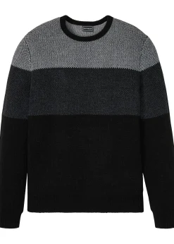 Pull col rond style color block