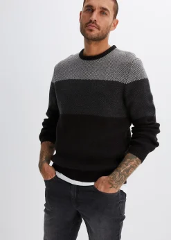 Pull col rond style color block