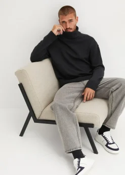 Pull col roulé ample