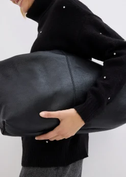 Pull col roulé avec strass