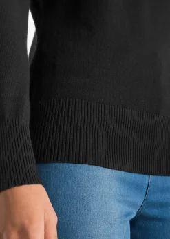 Pull col roulé basique