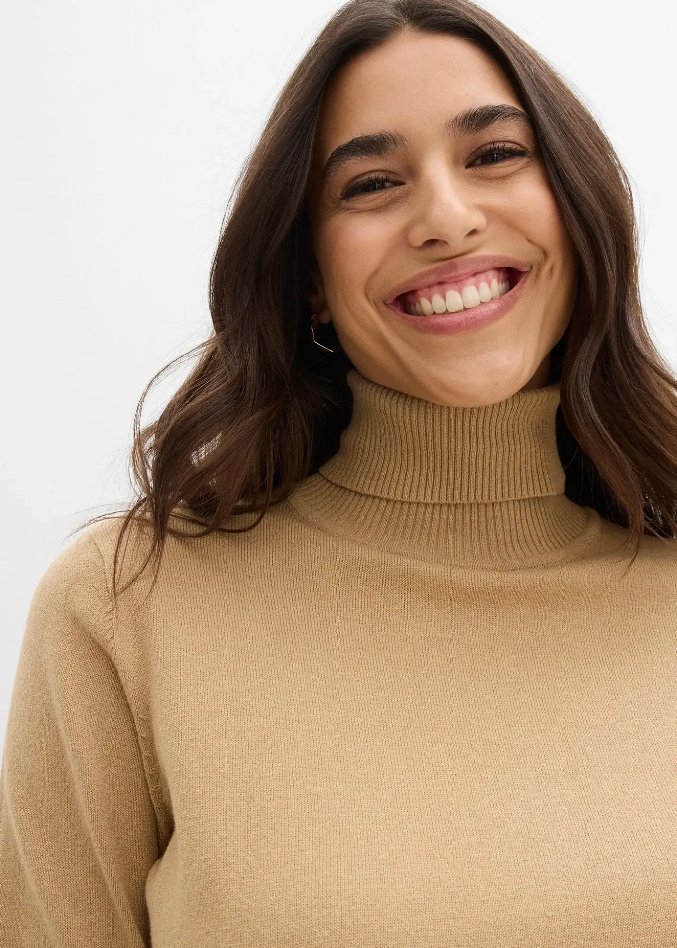 Pull col roulé basique