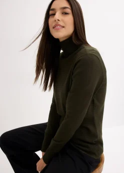 Pull col roulé basique